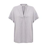 East Linen Marilyn Top GREY