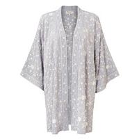 East Amina Embroidered Kimono MIST