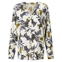 east tulip print shirt ochre