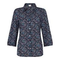 East Naomi Print Shirt NAVY