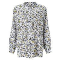 east naomi pintuck shirt white