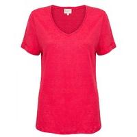 East Linen Jersey Top PINK