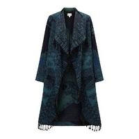 East Waterfall Blanket Coat SAPPHIRE