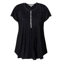 East Joel Pintuck Blouse BLACK