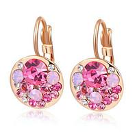 Earring Clip Earrings Jewelry Party / Daily / Casual Alloy / Zircon Champagne