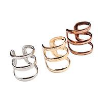 Earring Clip Earrings Jewelry Women Party / Daily / Casual Alloy Gold / Bronze / Silver