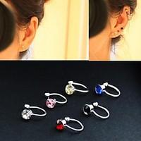 earring ear cuffs jewelry wedding party daily casual alloy zircon silv ...