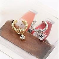 Ear Cuffs Alloy Birthstones Drop Silver Golden Jewelry Wedding Party Daily Casual