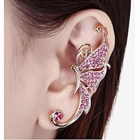 ear cuffs rhinestone alloy white purple jewelry wedding party daily ca ...