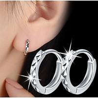 Earring Stud Earrings / Hoop Earrings Jewelry Women / Men / Couples Party / Daily / Casual Sterling Silver / Alloy 2pcs