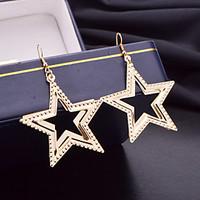 Earring Star Drop Earrings Jewelry Women Wedding / Party / Daily / Casual Alloy 2pcs Gold / Silver
