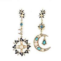 earring drop earrings jewelry women gemstone crystal alloy cubic zirco ...