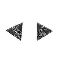 Earring Triangle Shape Stud Earrings Jewelry Women Fashion / Vintage / Punk Style Party / Daily / Casual / Sports Alloy 1 pair Silver