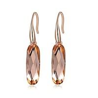 Earring Drop Earrings Jewelry Wedding / Party / Daily / Casual Crystal / Gold Plated