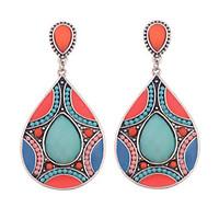 Earring Non Stone Drop Earrings Jewelry Women Halloween / Wedding / Party Alloy 1 pair Red / Blue