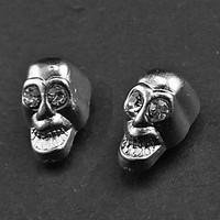 Earring Skull Clip Earrings Jewelry Party / Daily Alloy Silver