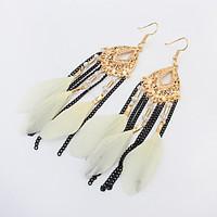 earrings set jewelry euramerican fashion personalized feather alloy je ...