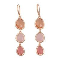 Earring Non Stone Drop Earrings Jewelry Women Wedding / Party / Sports Alloy 1 pair Beige / Green / Pink