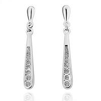 earring drop earrings jewelry women wedding party daily casual silver  ...