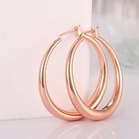 Earring Hoop Earrings Jewelry Women Brass 2pcs Silver