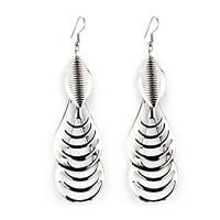 Earring Drop Earrings Jewelry Women Alloy 2pcs Silver