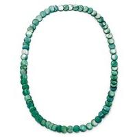 East Disc Link Long Necklace CERAMIC