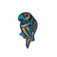 East Parrot Brooch BLUE