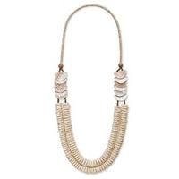 East Gabby Shell & Bead Necklace NEUTRAL