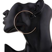 Earrings Set Circular Alloy Circle Jewelry For Wedding Party Birthday Office Career 1 pair