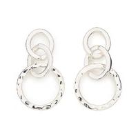 East Irregular Link Earrings SILVER