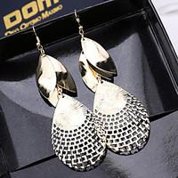 earring drop earrings jewelry women alloy 2pcs gold silver