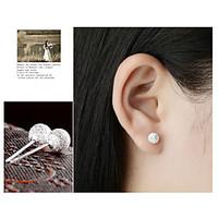 Earring Stud Earrings Jewelry Women Pearl / Alloy 2pcs White