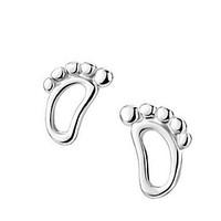 Earring Stud Earrings Jewelry Women / Men / Couples Wedding / Party / Daily Sterling Silver 1set Silver