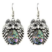 Earring Owl Jewelry Women Fashion / Bohemia Style Party / Daily / Casual Alloy 1 pair Silver