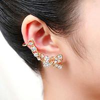 Ear Cuffs Crystal Acrylic Silver Plated Gold Plated Simulated Diamond Silver Golden Jewelry Wedding Party Daily Casual 1pc