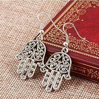 earring drop earrings jewelry women others 2pcs silver