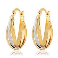 Earring Drop Earrings Jewelry Women Alloy / Resin / Rhinestone 2pcs Gold / Silver