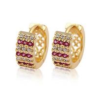 Earring Circle, Jewelry 1 pair Fashionable Copper Gold Daily / Casual