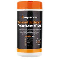 ebuyercom general surface amp telephone cleaning wipes 100 pack