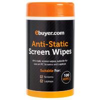 Ebuyer.com Anti Static Screen Cleaning Wipes - 100 Pack