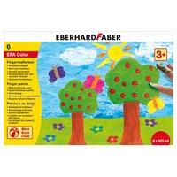 eberhard faber 100ml finger paint 6 colours