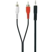 *e*belkin Audio Cable 2xrca Male/ Male Nickel Plated In Black 2m