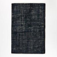 eberling two tone bluegrey wool rug