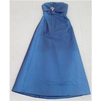 ebony rose size 14 turquoise blue evening gown