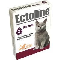 ectoline for cats 50mg spot on solution 2 pipettes