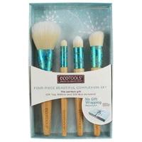 Eco Tools Bamboo Beautiful Complexion Four Piece Bamboo Brush Set