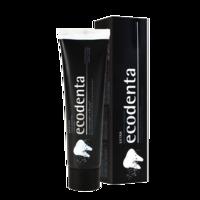Ecodenta Extra Black Whitening Toothpaste with Black Charcoal & Teavigo 100ml - 100 ml, Black
