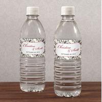 Eclectic Patterns Water Bottle Label