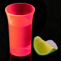 Econ Neon Red Polystyrene Shot Glasses CE 1.75oz / 50ml (Case of 100)