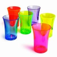 Econ Neon Polystyrene Shot Glasses CE 1.25oz / 35ml (Set of 6)